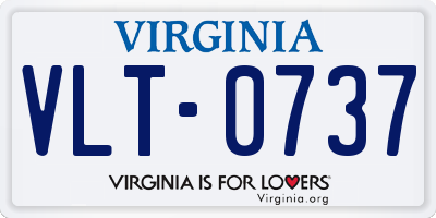 VA license plate VLT0737