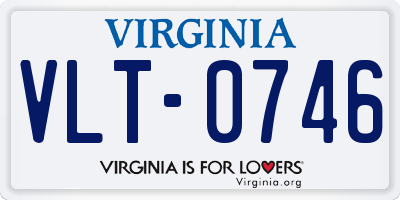 VA license plate VLT0746