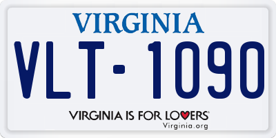 VA license plate VLT1090