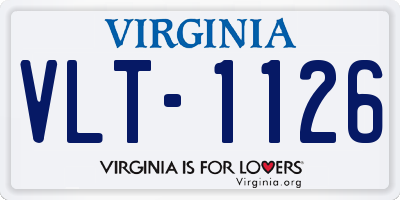 VA license plate VLT1126