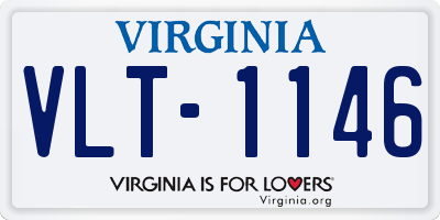 VA license plate VLT1146
