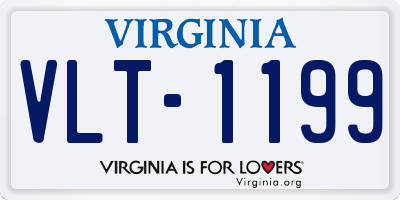 VA license plate VLT1199