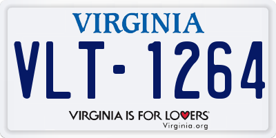 VA license plate VLT1264