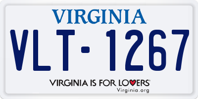 VA license plate VLT1267