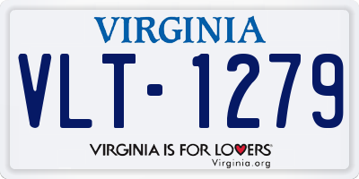 VA license plate VLT1279