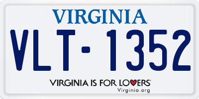VA license plate VLT1352