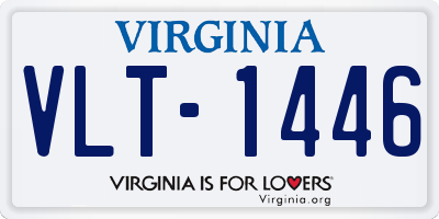 VA license plate VLT1446