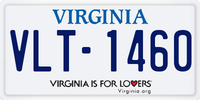 VA license plate VLT1460
