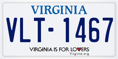VA license plate VLT1467
