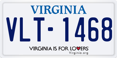 VA license plate VLT1468