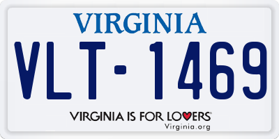 VA license plate VLT1469