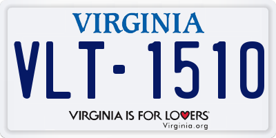 VA license plate VLT1510