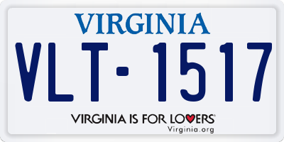 VA license plate VLT1517