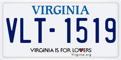 VA license plate VLT1519