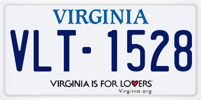 VA license plate VLT1528