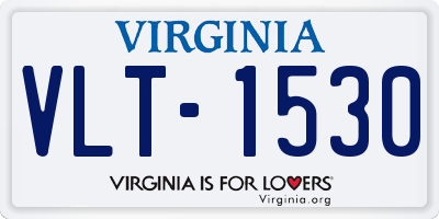 VA license plate VLT1530