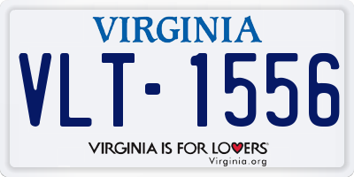 VA license plate VLT1556