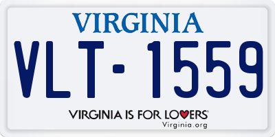 VA license plate VLT1559