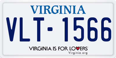 VA license plate VLT1566