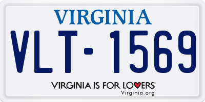 VA license plate VLT1569