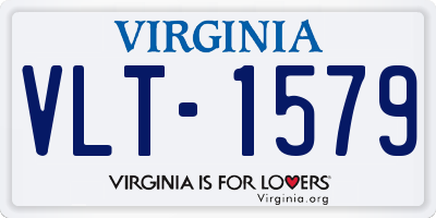 VA license plate VLT1579