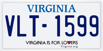 VA license plate VLT1599