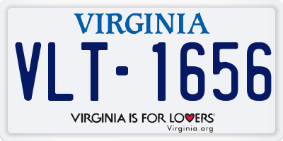 VA license plate VLT1656