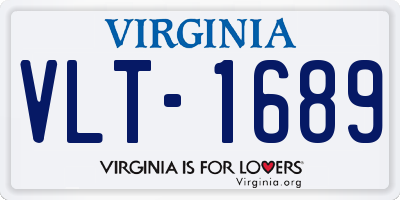 VA license plate VLT1689