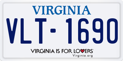 VA license plate VLT1690