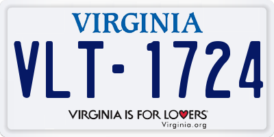 VA license plate VLT1724