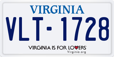 VA license plate VLT1728