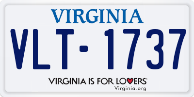 VA license plate VLT1737