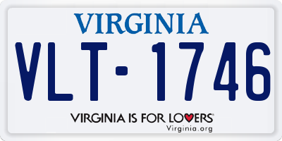 VA license plate VLT1746