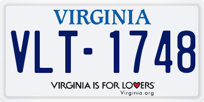 VA license plate VLT1748