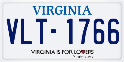 VA license plate VLT1766