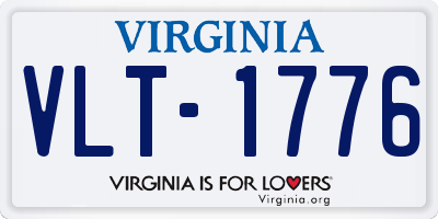 VA license plate VLT1776