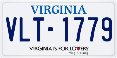 VA license plate VLT1779