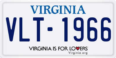 VA license plate VLT1966