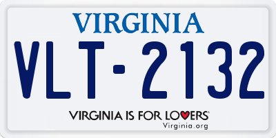 VA license plate VLT2132