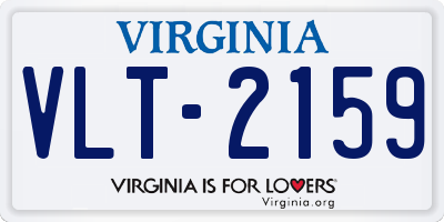 VA license plate VLT2159