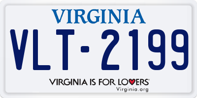 VA license plate VLT2199