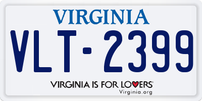 VA license plate VLT2399