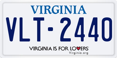 VA license plate VLT2440