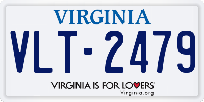 VA license plate VLT2479