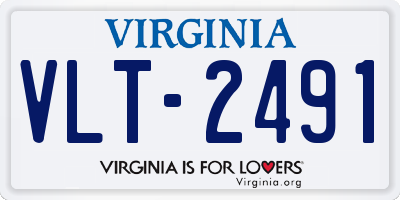 VA license plate VLT2491