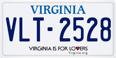 VA license plate VLT2528