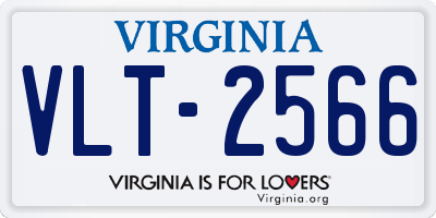 VA license plate VLT2566