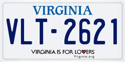 VA license plate VLT2621