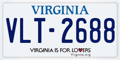VA license plate VLT2688