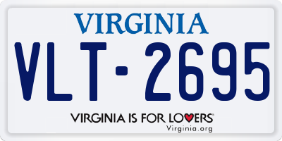 VA license plate VLT2695